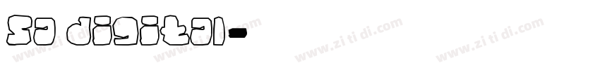 sa digital字体转换